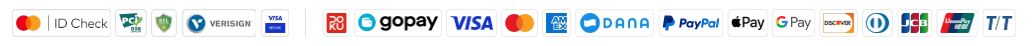 Accepted payment methods and banking icons